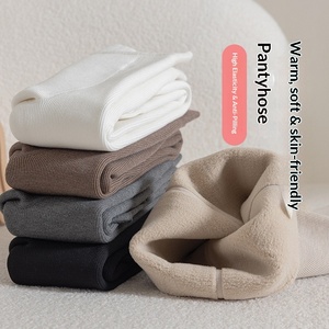 Winter Thickened Cotton Kids Leggings Lamb <strong>Fleece</strong> Warm Solid Color Girls Pantyhose - Product Image 4