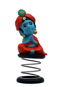 Bhakti Krishna, Adorno Decorativo de Plástico en Tono Azul para el Tablero del Auto y el Templo del Hogar, Estilo Primaveral, para Decoración del Hogar - Product Image 5
