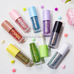 Etiqueta privada cromo mate impermeable <span class=keywords><strong>Ombras</strong></span> De Ojos sombra de ojos metálica pigmento brillante personalizado duocromo líquido sombras de ojos - Product Image 1