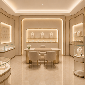 ตู้โชว์อเนกประสงค์สำหรับร้านขายเครื่องประดับแบบพรีเมียม สำหรับแสดงเครื่องประดับ แว่นตา และอุปกรณ์เสริมอื่นๆ สำหรับการขายปลีก - Product Image 5