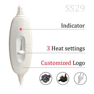 Precio más bajo eléctrico debajo de la manta 3 calentador de <span class=keywords><strong>cama</strong></span> eléctrico calentado por calor lavable a máquina con aprobación CE / GS - Product Image 6