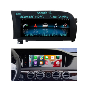 Nhà Máy Giá Android13 Xe Đa Phương Tiện Máy Nghe Nhạc 10.25 "8G + 128G GPS Đài Phát Thanh Tự Động <span class=keywords><strong>Video</strong></span> Carplay 4G Cho Mercedes Benz S Class W221 W216 - Product Image 1