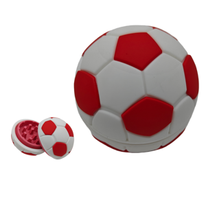 เครื่องบดสมุนไพรรูปทรงฟุตบอล 12 ชิ้น ยี่ห้อ USA Stock  ทำจากซิลิโคนและโลหะ พร้อมกล่องโชว์ - Product Image 2