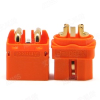 Connecteur AMASS XT60 2+1 avec broche de signal XT60IPW XT60I, fiche rectangulaire horizontale, version à deux cœurs pour pièces RC