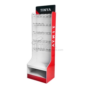 Présentoir sur pied personnalisable TINYA en acrylique avec crochets pour accessoires mobiles – Idéal pour les magasins de détail et les salons professionnels - Product Image 3