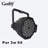 Foco LED RGBW de 54x3W para Escenario con Clasificación IP65 de Gothylighting, con Control DMX512
