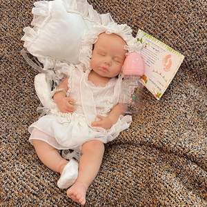Muñeca <span class=keywords><strong>de</strong></span> <span class=keywords><strong>Silicona</strong></span> Sólida, Muñeco <span class=keywords><strong>de</strong></span> <span class=keywords><strong>Silicona</strong></span> Completo Loulou, Bebé <span class=keywords><strong>Reborn</strong></span> Pintado, Muñeca <span class=keywords><strong>de</strong></span> <span class=keywords><strong>Silicona</strong></span> <span class=keywords><strong>de</strong></span> Cuerpo Completo, Bebé Dormida Hecha a Mano - Product Image 4