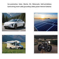 Cable de Arranque de Alta Amperaje para Automóviles, Cable de Interconexión de Baterías para Autos y Equipos
