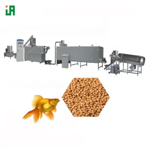 Extruded Floating And Sinking Fish Feed Production Equipment Machine