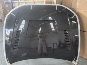 Capot en <span class=keywords><strong>fibre</strong></span> de carbone pour Audi A5 S5 B8.5 2012-2016 |   Remplacement du capot avant de style V |   Ajustement de style OEM - Product Image 3