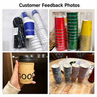 Offre Spéciale – Gobelets en Carton Ondulé Personnalisables avec Logo – Écologiques, Épais et Jetables – Supports pour Café, Jus et Boissons Chaudes ou Froides