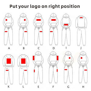 Men's Terry Streetwear Hooded Sweatpants with Custom Embroidery Y2K Vintage Style 500g Fabric Breathable - Product Image 5