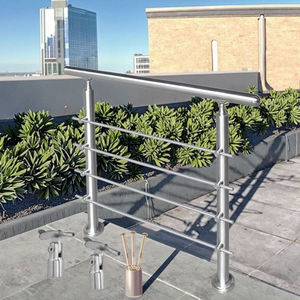 Rampe d'escalier extérieure en acier inoxydable, réglable, résistante à la rouille, support <span class=keywords><strong>verre</strong></span> sur <span class=keywords><strong>verre</strong></span>, <span class=keywords><strong>pince</strong></span> à <span class=keywords><strong>verre</strong></span> - Product Image 3