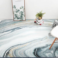 Grands tapis de la série bleue pour le salon, tapis pour le salon, taille 2*3m, prix bas, tapis nordique pour le salon