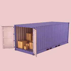 Big Machine Container 20ft 40Hq For Shipping China to The Whole Word With Low Cost
