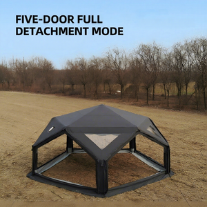 Carpa Domo Hexagonal para 6-8 Personas, Doble Capa, Poliéster Impermeable, Cuatro Estaciones, Apertura Automática Rápida, Estilo Moderno - Product Image 2