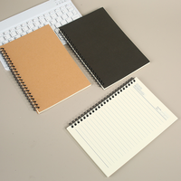 Carnet à spirales personnalisé avec couverture rigide multicolores, pages intérieures lignées