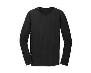 Camiseta de Manga Larga de Algodón con Estampado de Bloques para Mujer, Cuello Redondo, Informal, Elegante, Cómoda, para Uso Diario, Suave y Transpirable - Product Image 3