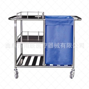 Carrito de residuos médicos Xinyuchen K17 de acero inoxidable 940x450x900mm, carrito de hospital para clínica de belleza - Product Image 4