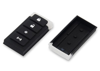 Claviers et boutons en caoutchouc silicone personnalisés avec une dureté de 20 à 90 ShoreA et certification RoHS/REACH pour l'électronique grand public