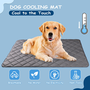 Breathable <b>Cooling</b> Pet Mat with Quilted Design and Portable Feature for Dogs Cats Summer Comfort - Product Image 2