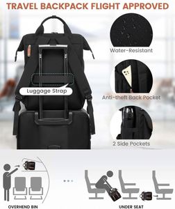 Mochila para portátil impermeable de moda personalizada de fábrica BSCI para hombres, mochila para la universidad, instituto, viajes al aire libre. - Product Image 3