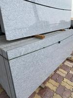 BLUE CITY INTERNATIONAL, qualité assurée, granit blanc S, surface polie, design moderne, grande dalle, durable, comptoir 100% naturel