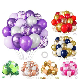 DAMAI Latex <b>Balloon</b> Set 10 Inch Confetti Glitter <b>Balloons</b> for Party Decor Elegant Style Disposable Party Supplies Kit - Product Image 1
