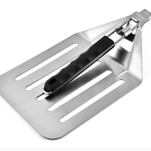 Pelle à pizza en acier inoxydable de haute qualité, outils de cuisson pour pizza, pelle à pizza avec poignée pliable - Product Image 2