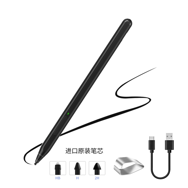 Slim Pen 2 Plastic Passive Capacitive Stylus Private Mold Microsoft Surface Pro 10/8/9 4096 Palm Rejection Tilt Angle Sensing