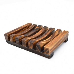 Hot Sale Wooden Self Draining <b>Soap</b> <b>Dish</b> Holder Tray <b>Soap</b> Saver for Shower Bathroom - Product Image 3