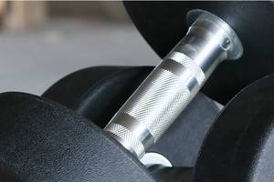 Haltère réglable en fonte avec poignée en caoutchouc gravée - Léger et durable pour les bras, exercices de fitness complets OEM/ODM - Product Image 4