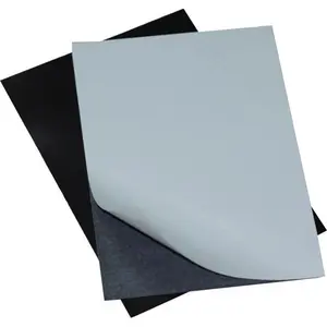 Feuilles magnétiques blanches autocollantes de format A4, papier magnétique vierge fortement adhésif