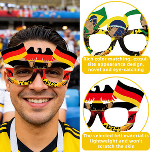 Nuevo Modelo de Gafas de Sol con Bandera Nacional, Accesorios para Animar y Dar Espíritu en Partidos de Fútbol, Decoración, Montura de Gafas de Sol de Mascota - Product Image 5