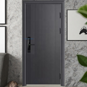 ZS Portes de sécurité en métal au design moderne personnalisées Entrée extérieure commerciale manuelle ignifugée étanche insonorisée antivol - Product Image 3