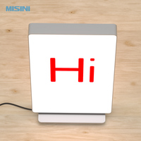 Boîte à lumière LED publicitaire personnalisée, panneau de menu de table portable, boîte à lumière double face, enseigne pour restaurant/centre commercial/magasin