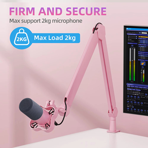 Soporte Profesional de Escritorio para Micrófono, Brazo Ajustable para Micrófono y Cámara - Product Image 2