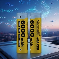 Batterie T60 21700 3.6V 6000mAh à faible résistance interne (3-4mΩ) - Produit d'usine en stock - Supérieure à la Molicel P60B