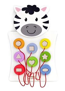 Pannello <span class=keywords><strong>da</strong></span> <span class=keywords><strong>tavolo</strong></span> per bambini in legno cartone animato animale occupato a bordo di attività educativa giocattoli - Product Image 5