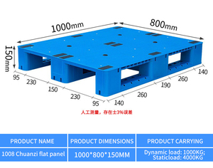 HDPE 1200*1000 daur ulang tugas berat langsung rak penawaran plastik palet untuk penyimpanan dari Cina - Product Image 4