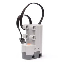 88004 Moteur Servo Électronique à Fonction de Puissance, Pièces de Blocs de Construction Électroniques, Kit Moteur de Véhicule MOC, Accessoire Compatible pour Briques Techniques
