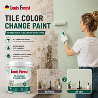 Peinture époxy écologique pour carrelage, antidérapante, imperméable, revêtement de rénovation, couleur personnalisée pour la rénovation des carreaux de sol de la salle de bain et de la cuisine