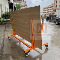 Heavy Duty Iron Demountable Four-Wheel Platform Cart for Marble and Granite A-Frame/Y-Frame OEM Speedone CXYS-LB