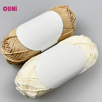 6ply Thread Hand Knit 100% Combed Macrame Yarn 3mm Cotton Soft Breathable for Fashion Beach Cloth Sets 100% Cotton Yarn Combed