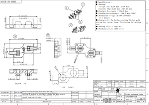 Interruttori per <span class=keywords><strong>Tastiera</strong></span> Meccanica Serie Choc Nera per Socket Hot-Swap, Contatti Placcati in Oro ad Alta Conduttività, Montaggio Superficiale - Product Image 6