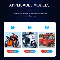 Ampoule LED H4 Super Lumineuse, Phares de Moto, Lentille Laser HD, Ampoules de Phare Moto pour Tricycle, Véhicules Électriques