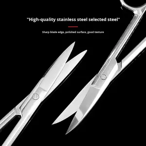 ステンレス鋼製外科用ストレート/カーブヘッド包帯ハサミ、看護師用医療用ガーゼ包帯ハサミ、縫合糸除去用 - Product Image 2