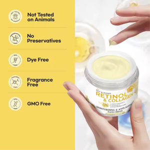 <span class=keywords><strong>Crème</strong></span> au rétinol pour le visage <span class=keywords><strong>anti</strong></span>-âge: <span class=keywords><strong>crème</strong></span> <span class=keywords><strong>anti</strong></span>-rides pour le visage et le cou avec de l'<span class=keywords><strong>acide</strong></span> <span class=keywords><strong>hyaluronique</strong></span> au collagène-hydratant de nuit pour hommes femmes - Product Image 4