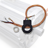 Capteur d'angle haute fiabilité 14 bits pour moteurs électriques, diamètre extérieur 52 mm, ouverture du rotor 18 mm, résistant à l'huile