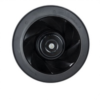 Ventilateur centrifuge EC 225 mm à économie d'énergie avec pales en plastique pour système d'air frais, purificateur d'air commercial, personnalisable OEM/ODM